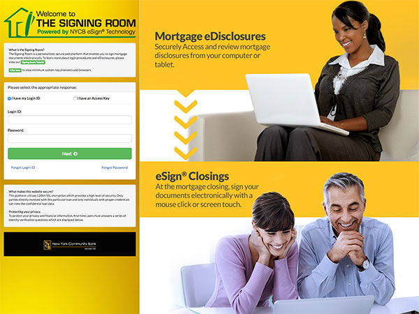 Web project for esignmortgage
