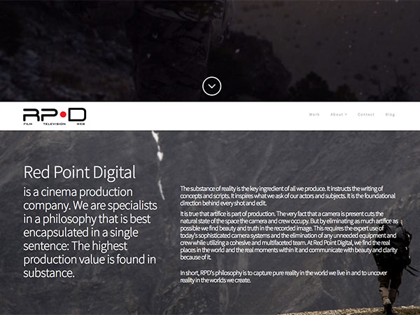 Web project for redpointdigital